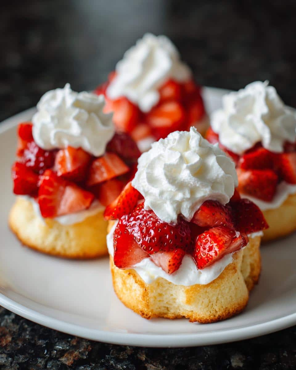 Mini strawberry shortcake cups - detail 2