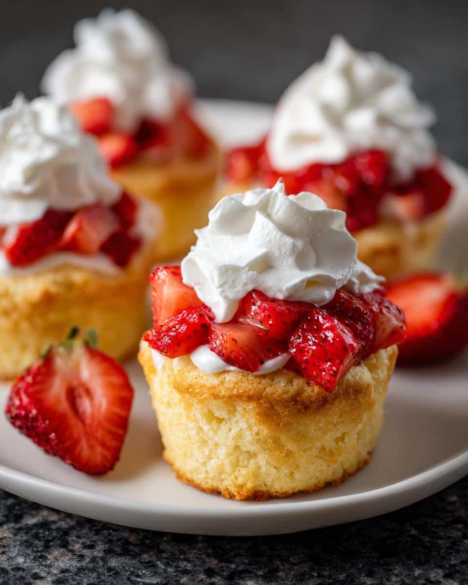 Mini strawberry shortcake cups - detail 3