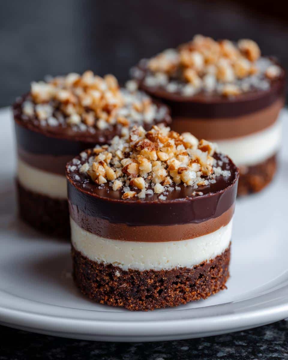 Mini triple-chocolate cups - detail 2