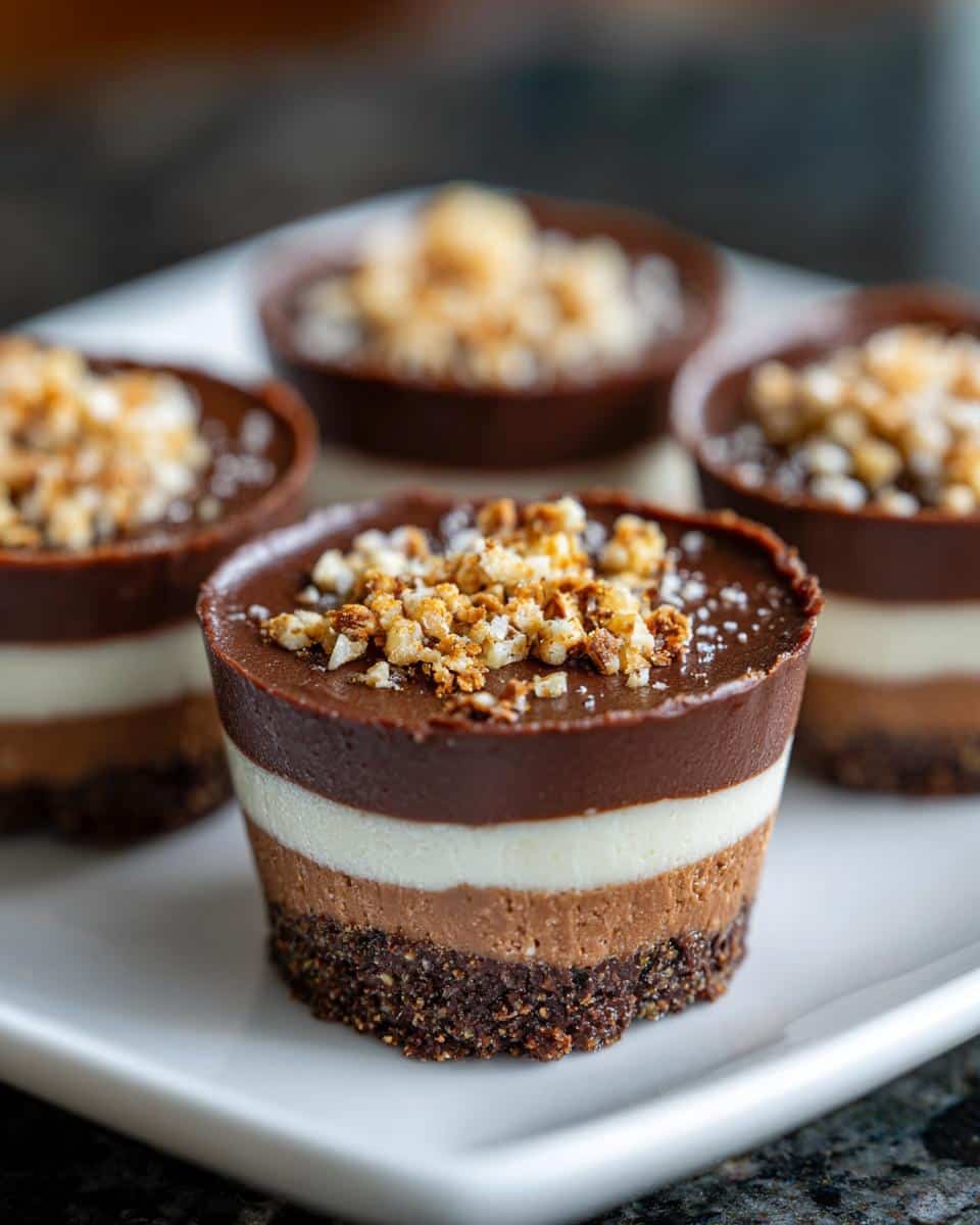 Mini triple-chocolate cups - detail 3