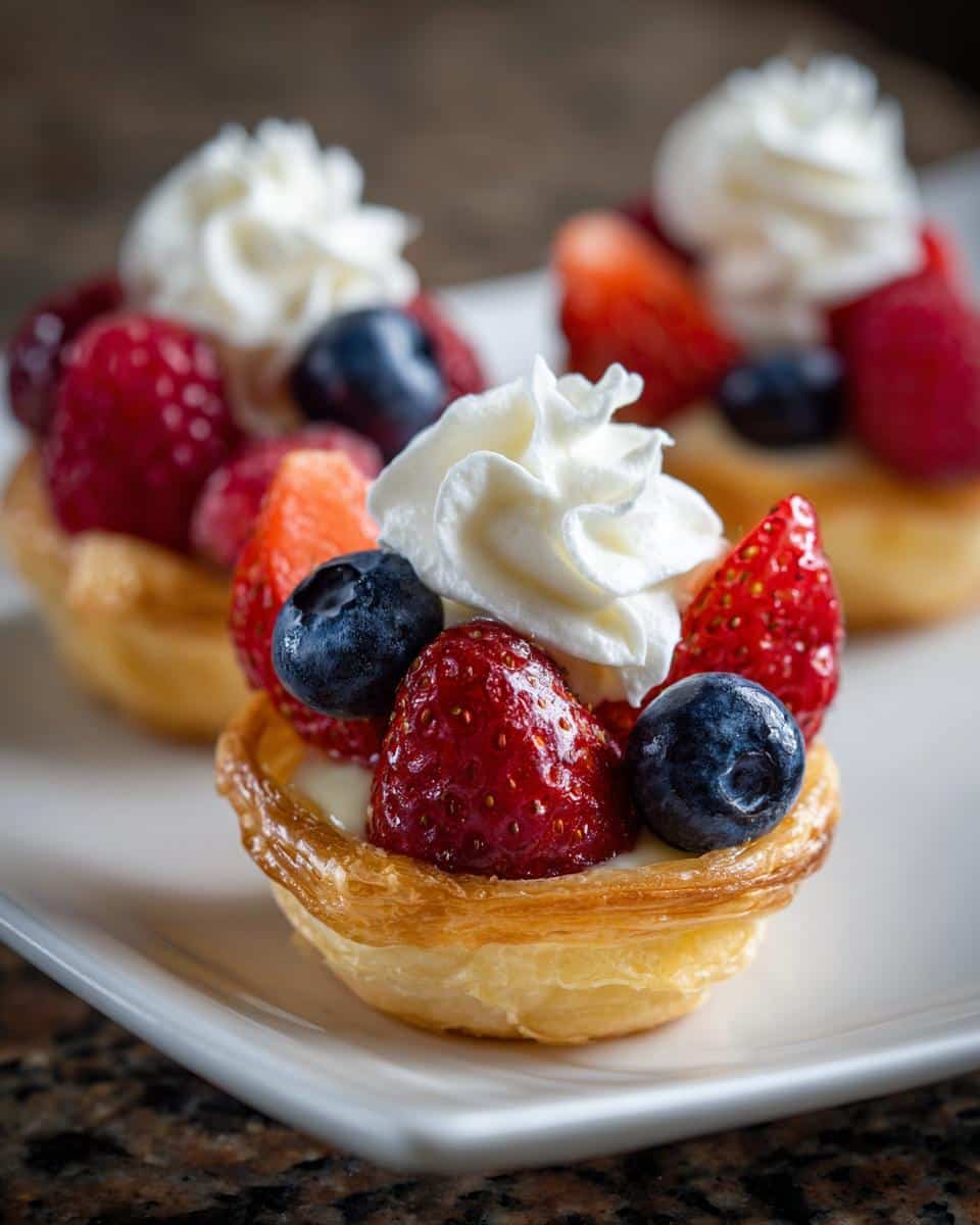 Mini vanilla berry cups - detail 1
