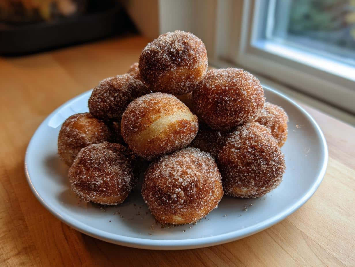 New Year Chai Spice Donut Holes