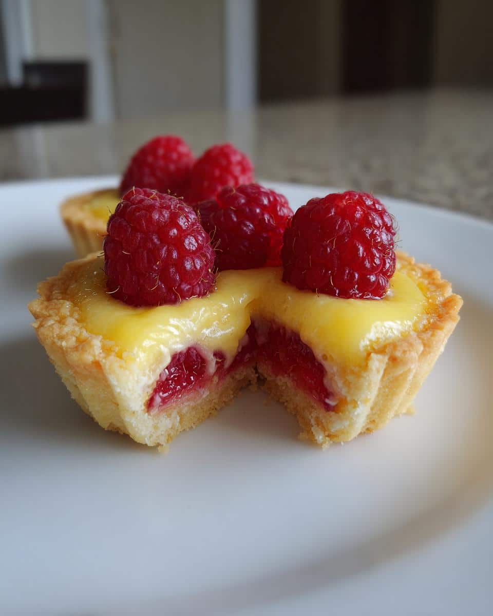New Year Raspberry Lemon Tartlets - detail 2