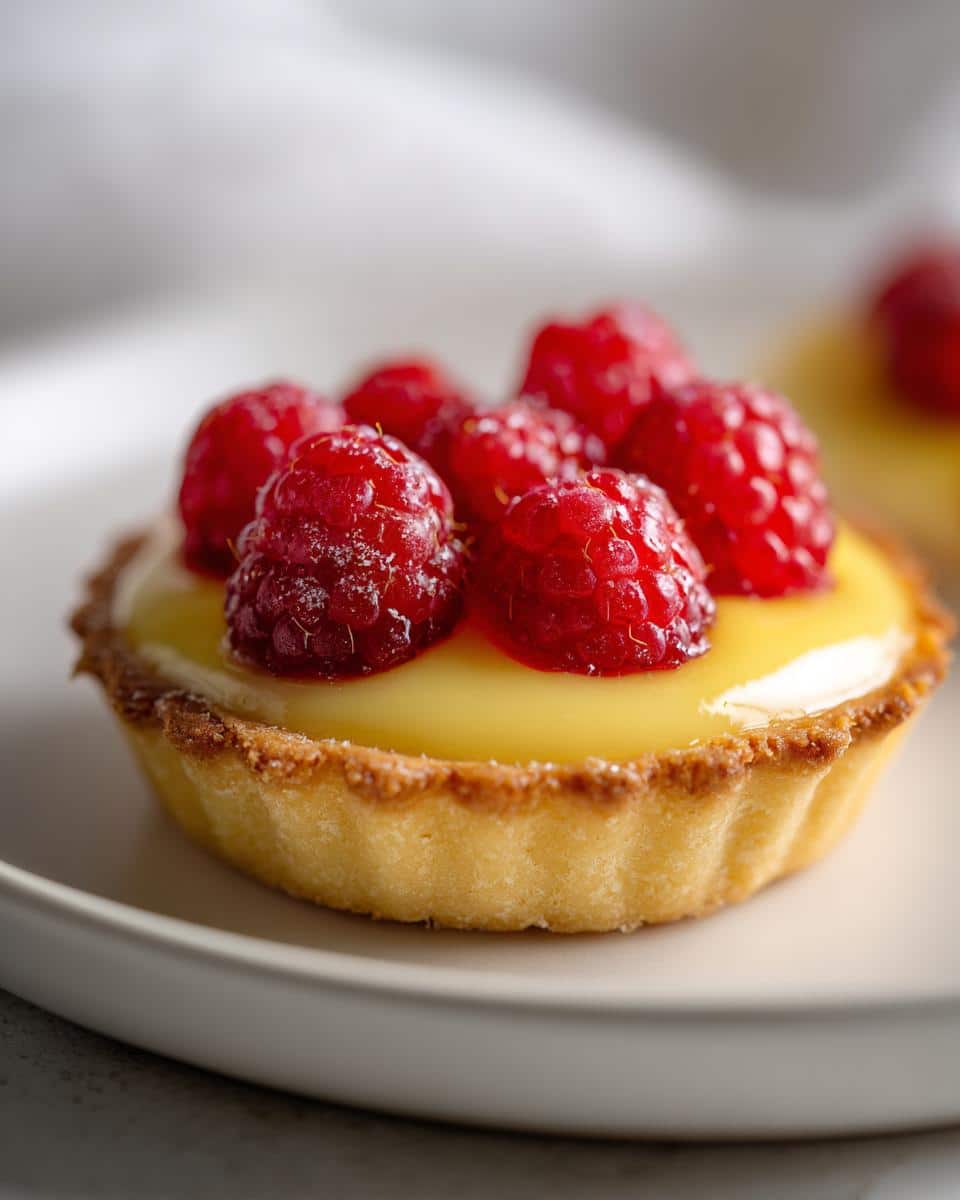 New Year Raspberry Lemon Tartlets - detail 3