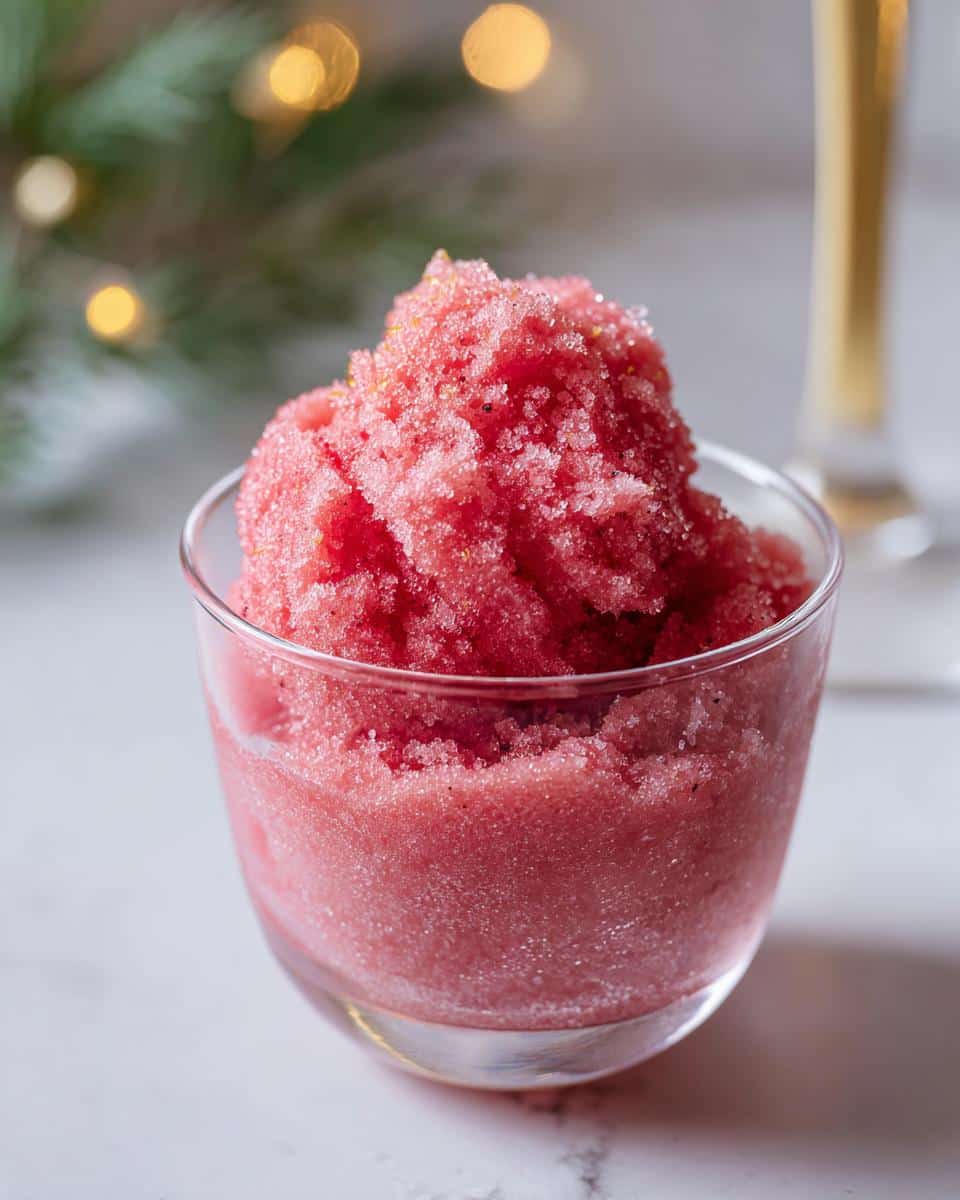 New Year Sparkling Fruit Punch Sorbet - detail 1