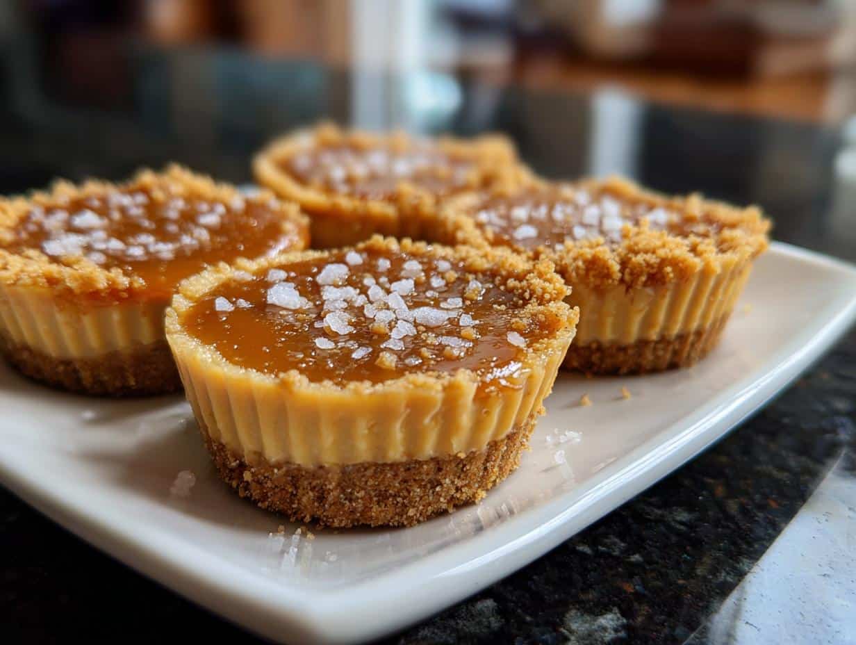 No-bake caramel cups