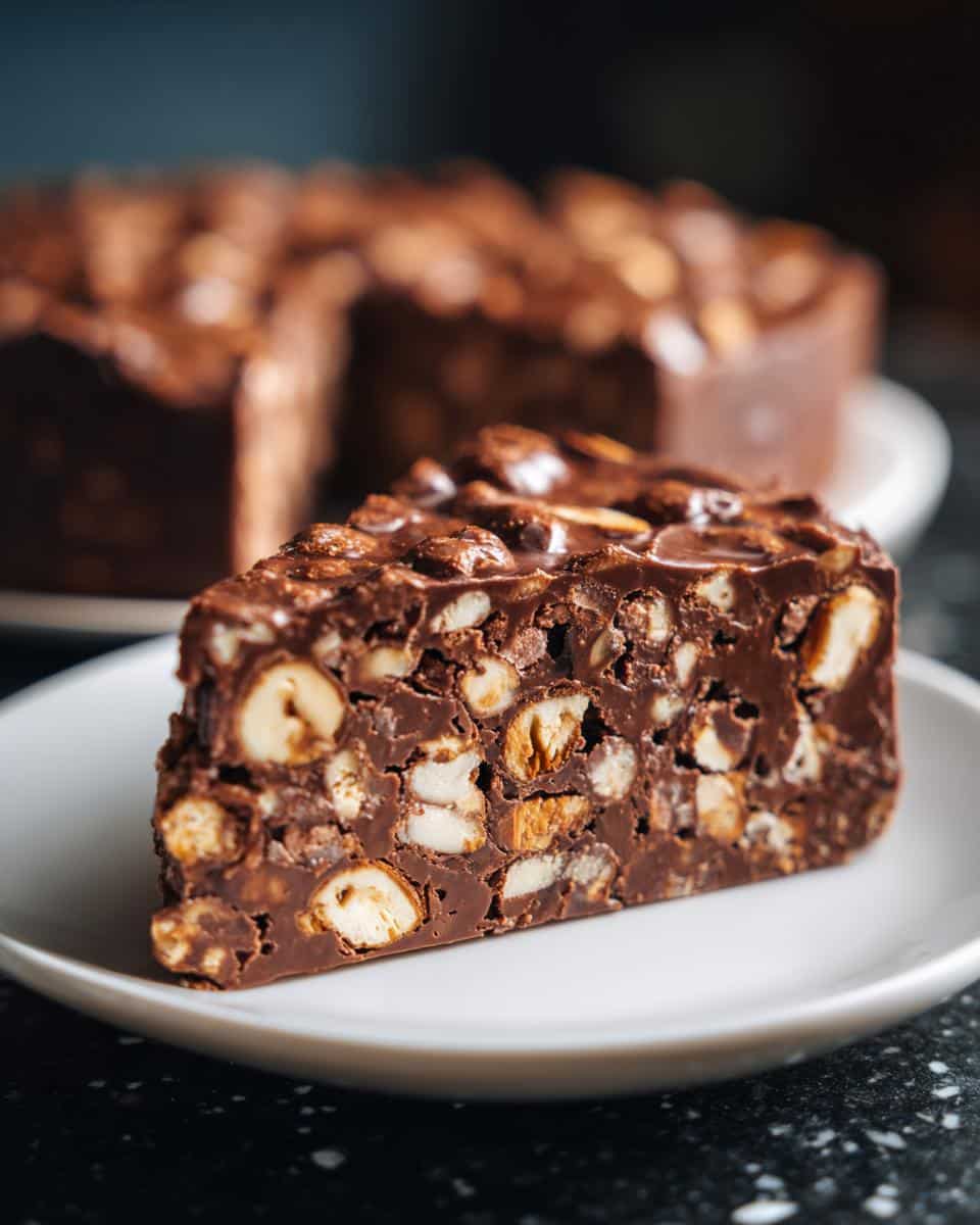 No-bake chocolate biscuit cake - detail 3