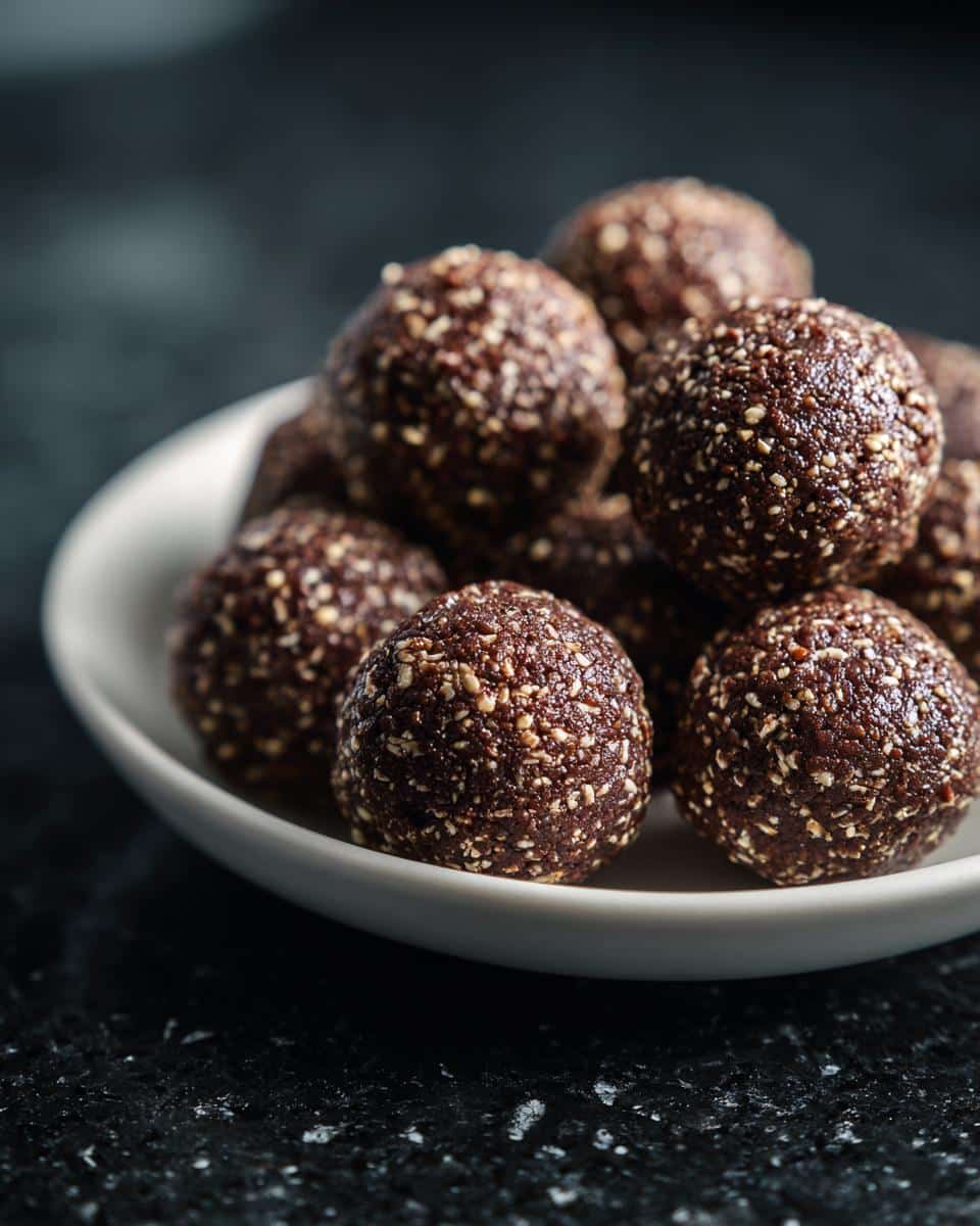 No-bake chocolate wafer bites - detail 1