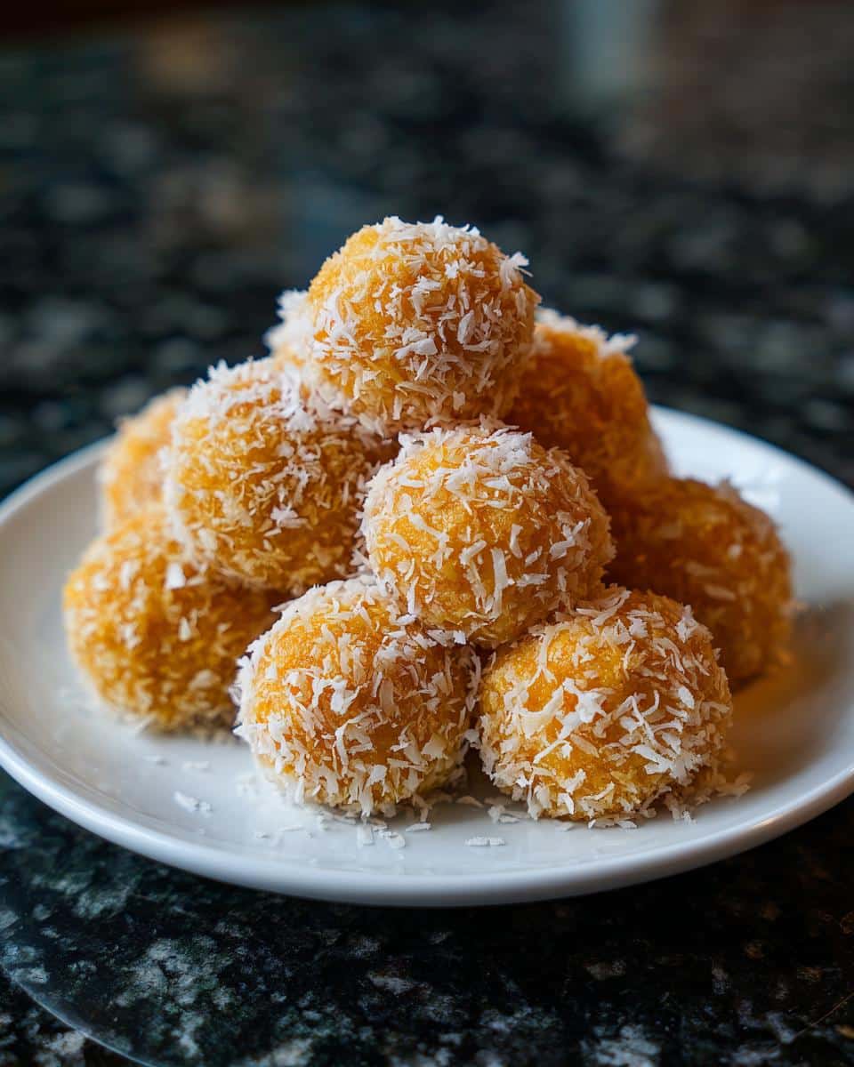 No-bake coconut dessert bites - detail 2