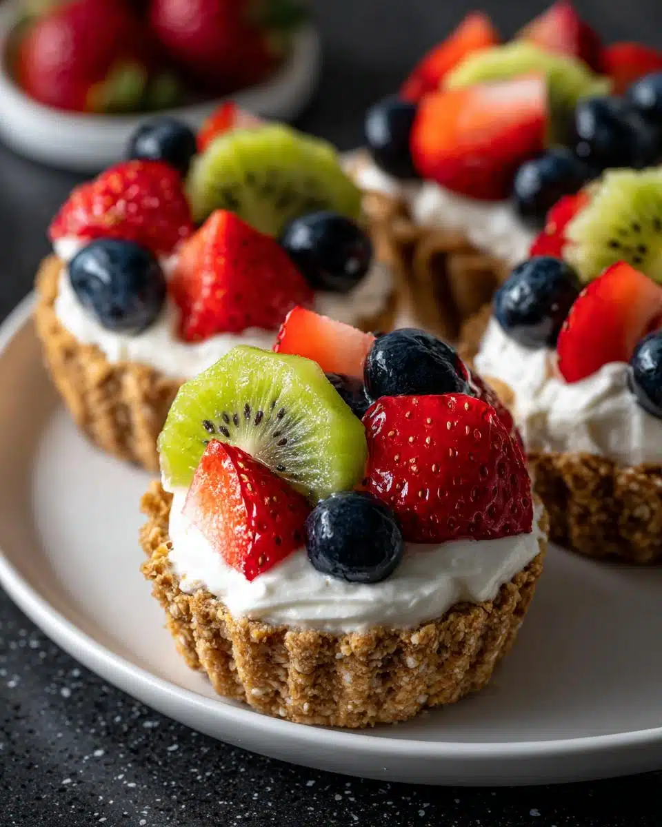 No-bake fruit cream cups - detail 3