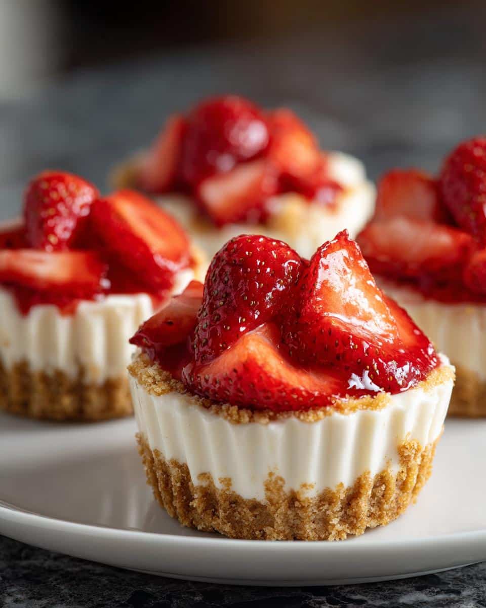 No-bake mini cheesecake cups - detail 2