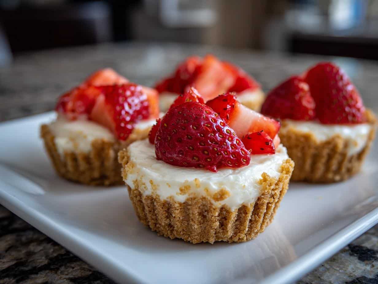 No-bake mini cheesecake cups