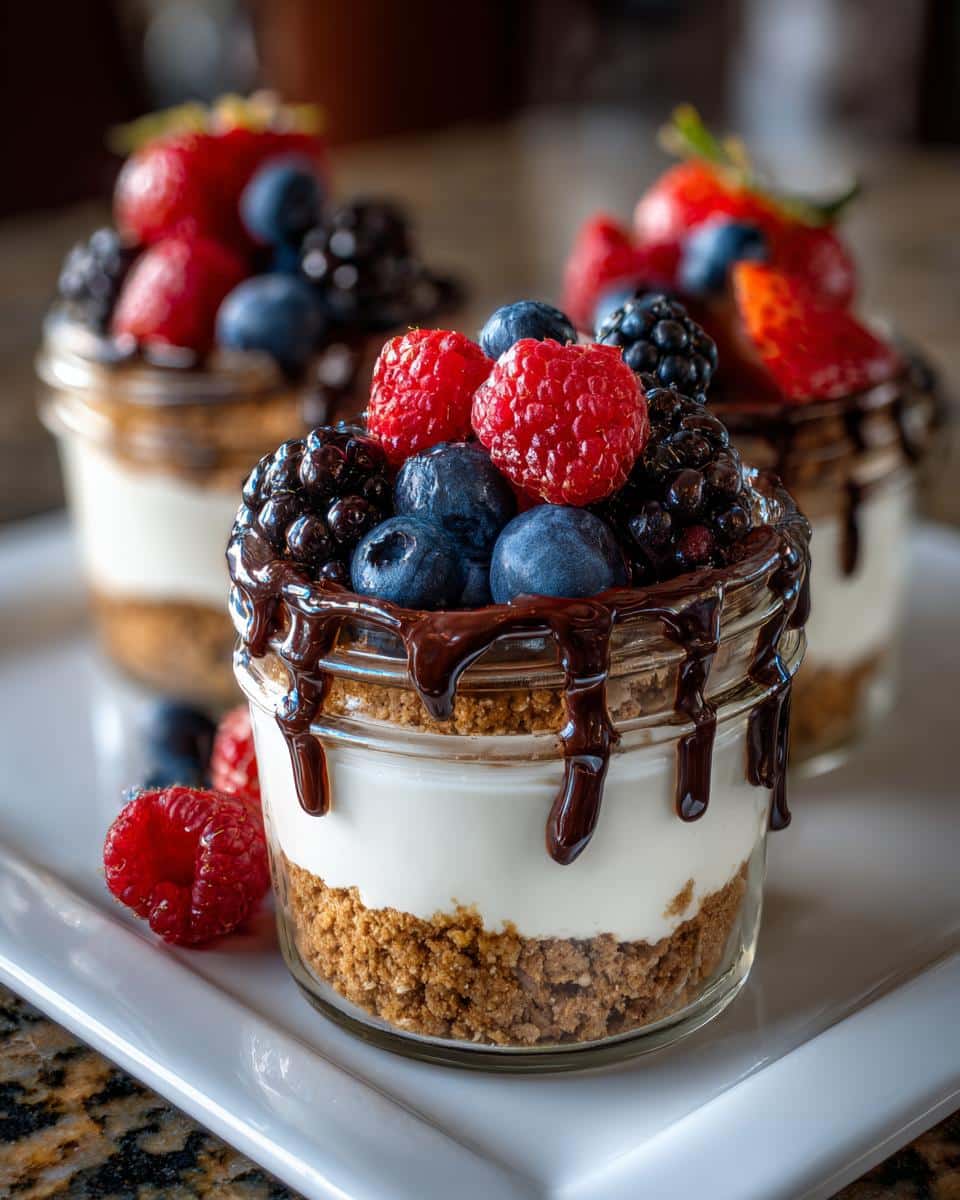 No-bake mini dessert jars - detail 1