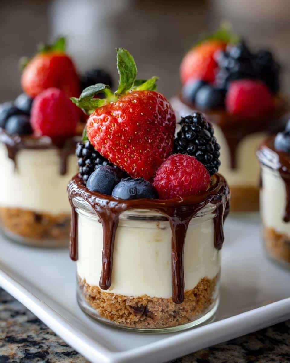 No-bake mini dessert jars - detail 3