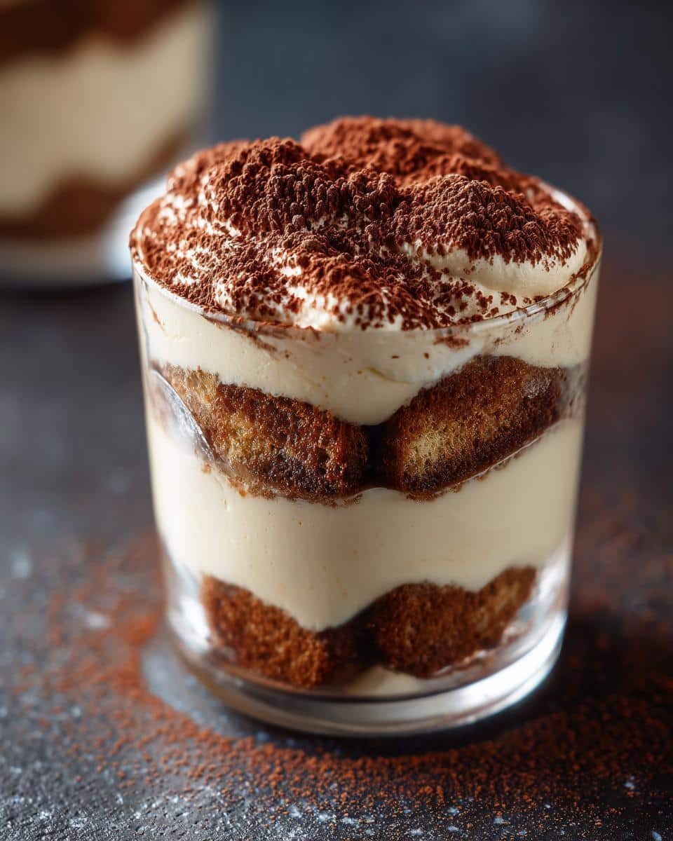 No-bake mini tiramisu - detail 2