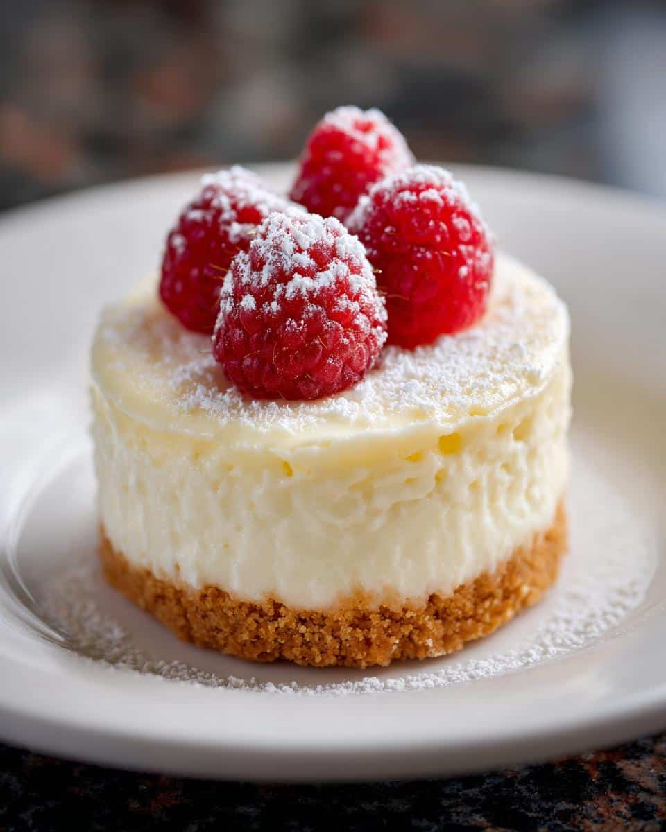 No-bake mini vanilla cheesecake - detail 2