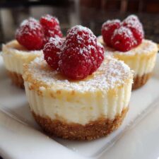 Irresistible No-Bake Mini Vanilla Cheesecake in 15 Minutes