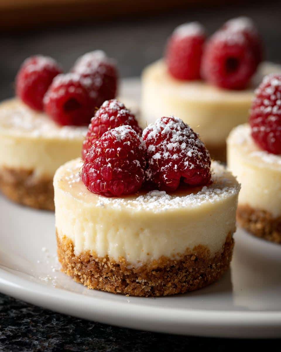 No-bake mini vanilla cheesecake - detail 3