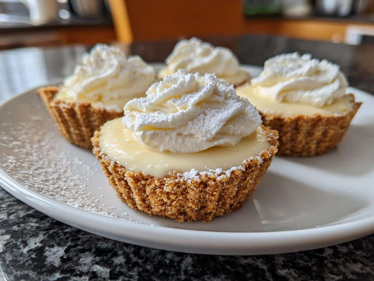 No-bake vanilla cream cups