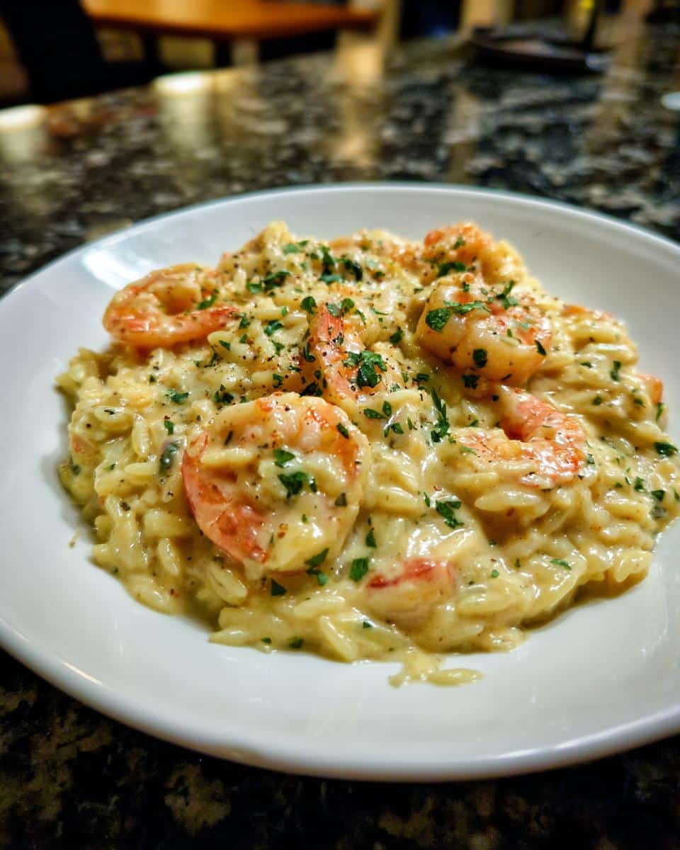One-Pot Shrimp Alfredo Orzo - detail 1
