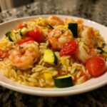 One-Pot Shrimp Orzo Primavera