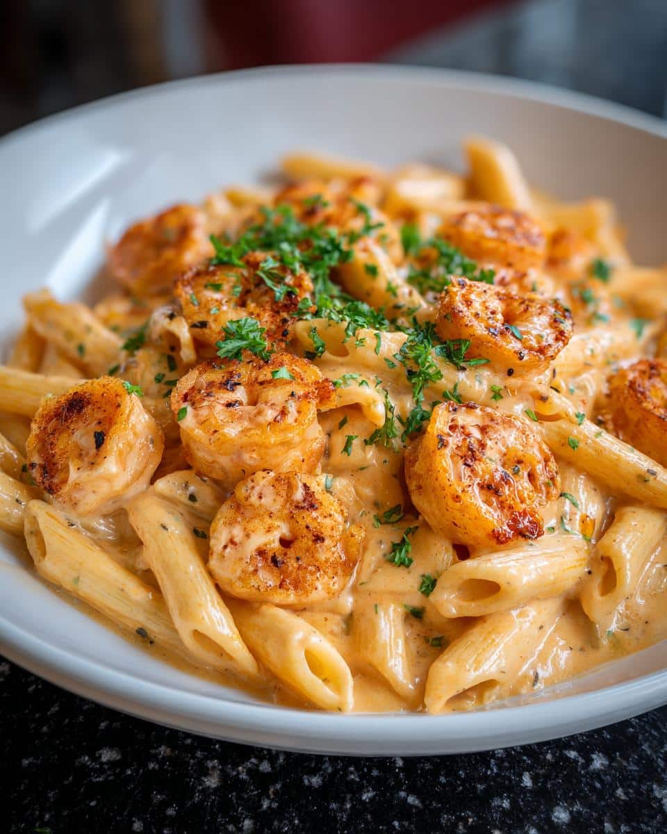 Shrimp Alfredo Cajun Penne - detail 2