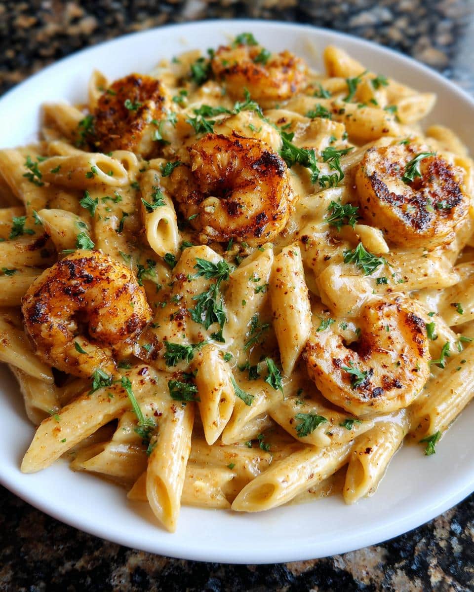 Shrimp Alfredo Cajun Penne - detail 3