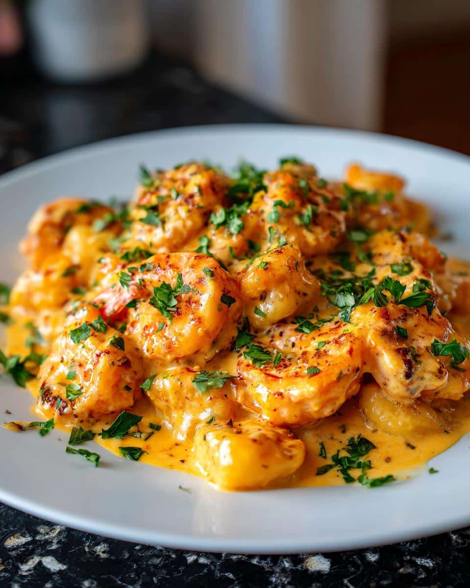 Shrimp Alfredo Gnocchi - detail 2