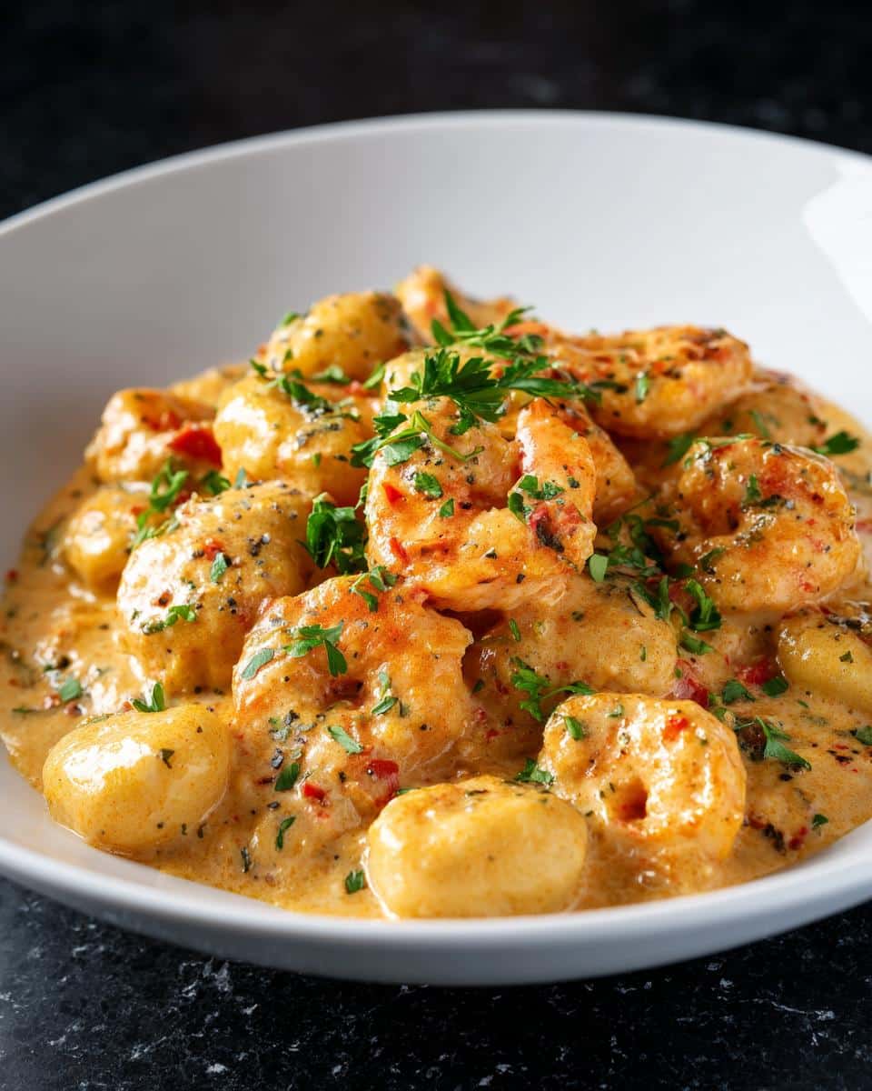 Shrimp Alfredo Gnocchi - detail 3