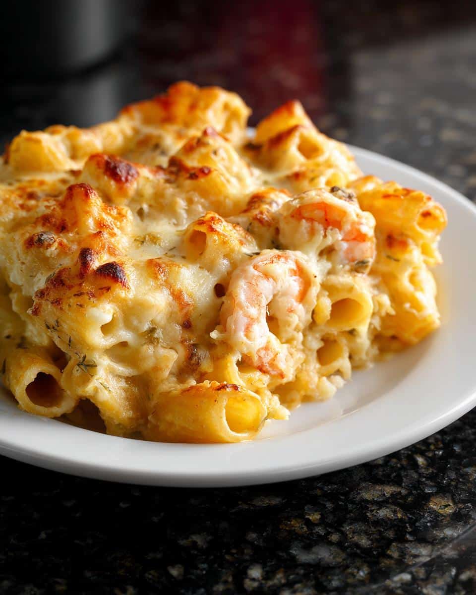 Shrimp Alfredo Rigatoni Bake - detail 1