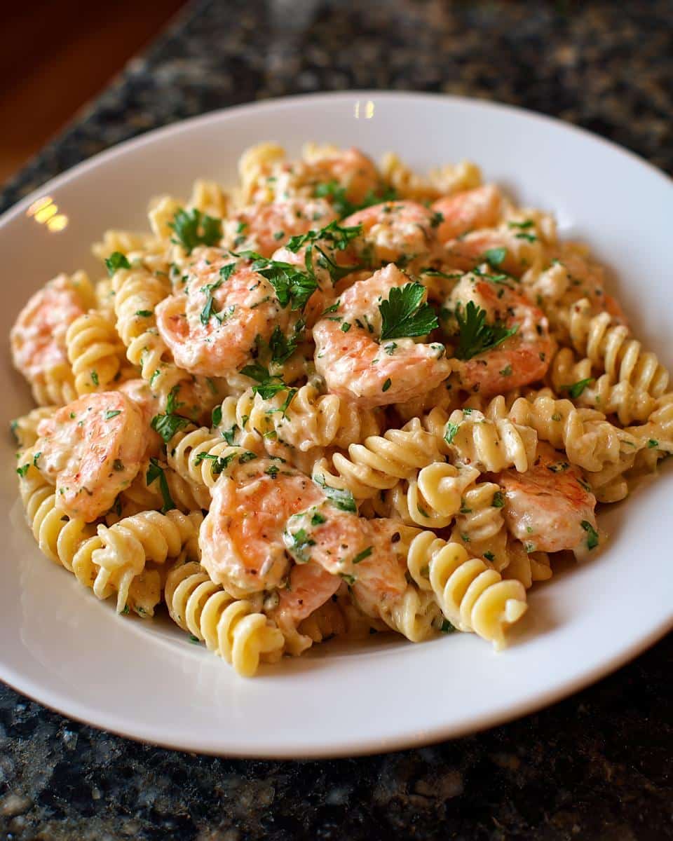 Shrimp Alfredo Rotini - detail 3