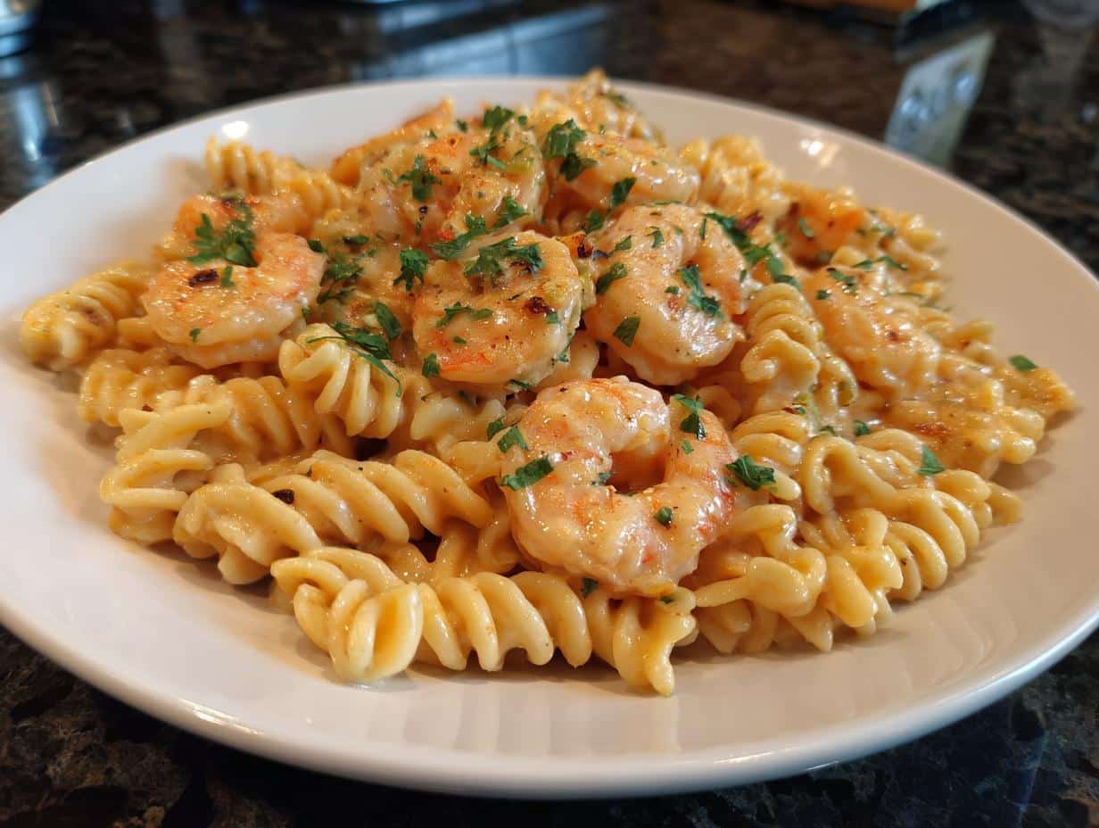 Shrimp Alfredo Rotini