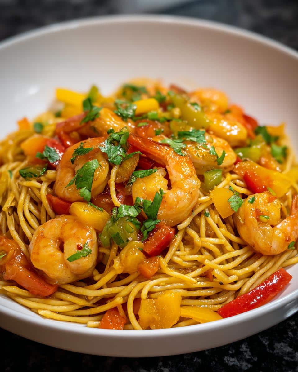 Shrimp Fajita Pasta (No Pork) - detail 4