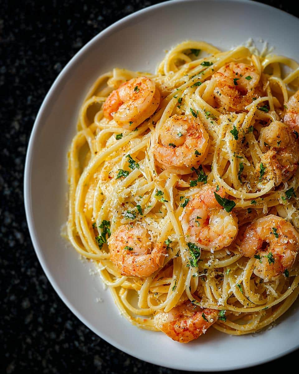 Shrimp Garlic Butter Linguine - detail 2