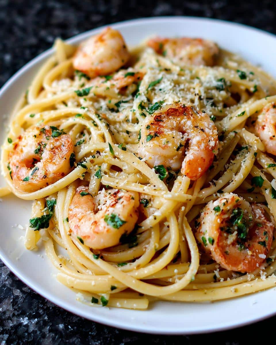 Shrimp Garlic Butter Linguine - detail 3
