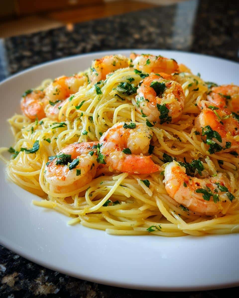 Shrimp Lemon Herb Angel Hair - detail 1