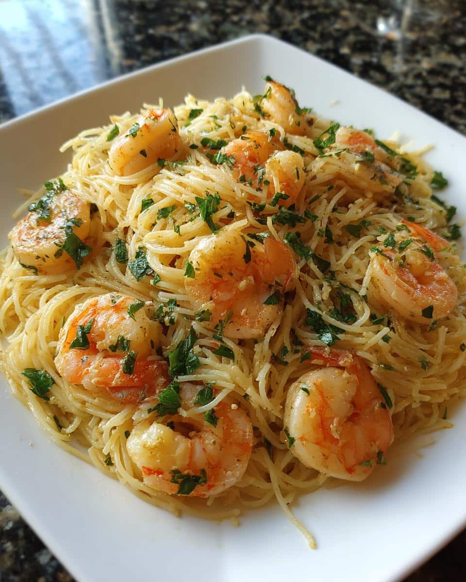 Shrimp Lemon Herb Angel Hair - detail 2