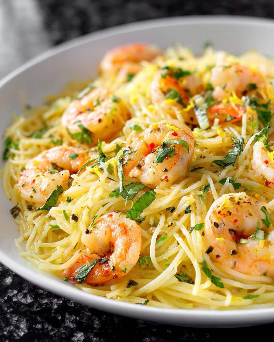 Shrimp Lemon Herb Angel Hair - detail 3