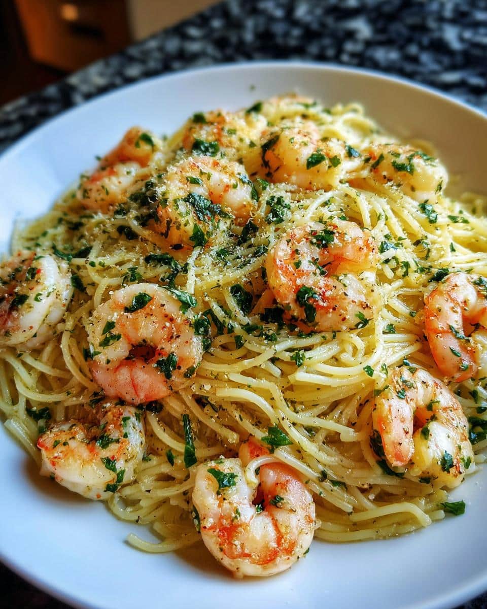 Shrimp Lemon Herb Angel Hair - detail 4