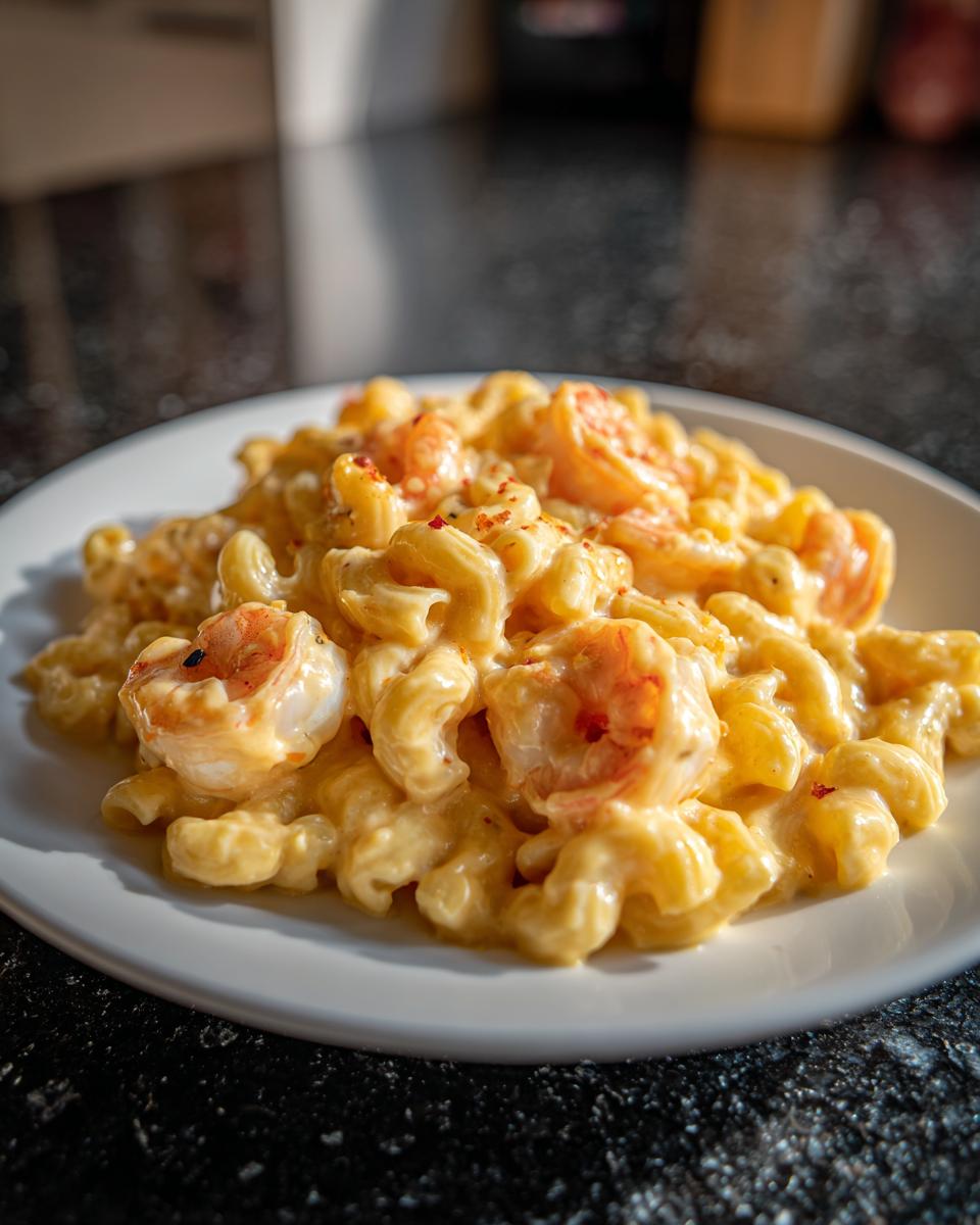Shrimp Mac and Cheese Pasta - detail 1