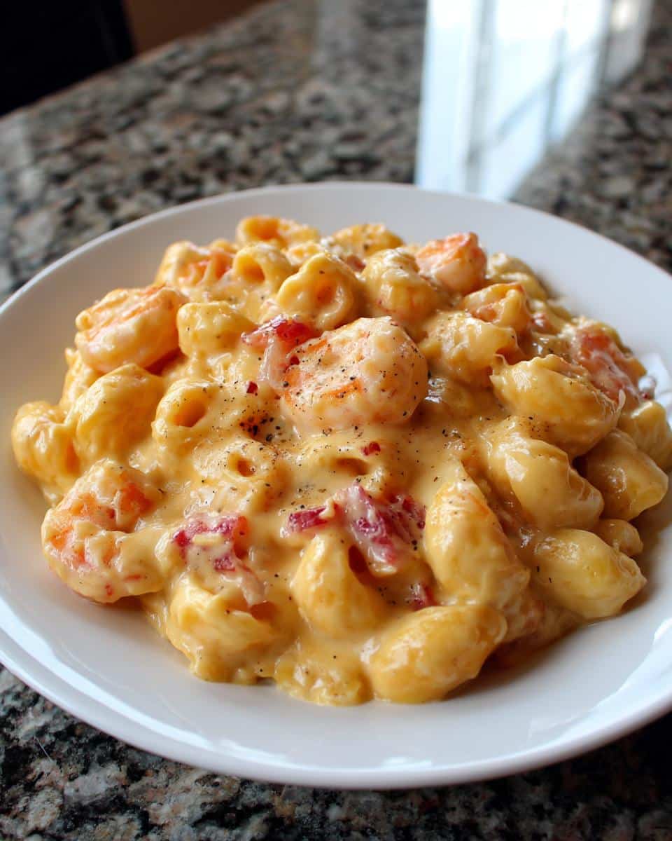 Shrimp Mac and Cheese Pasta - detail 3