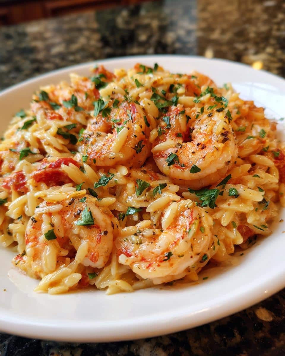 Shrimp Parmesan Orzo Skillet - detail 4