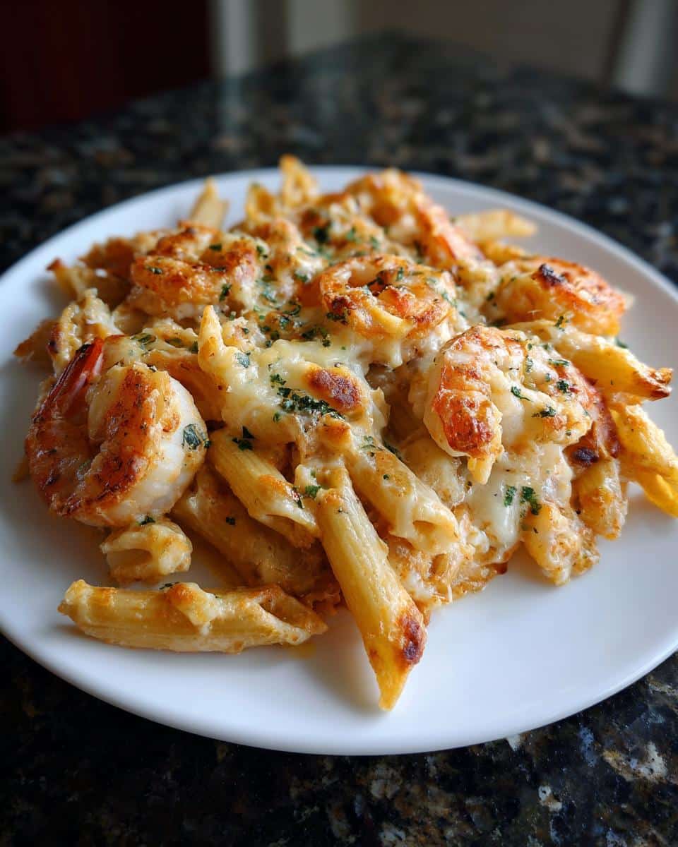 Shrimp Parmesan Penne Bake - detail 1