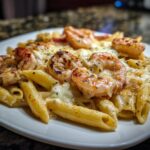 Shrimp Parmesan Penne Bake