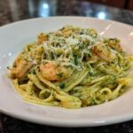 Shrimp Pesto Linguine