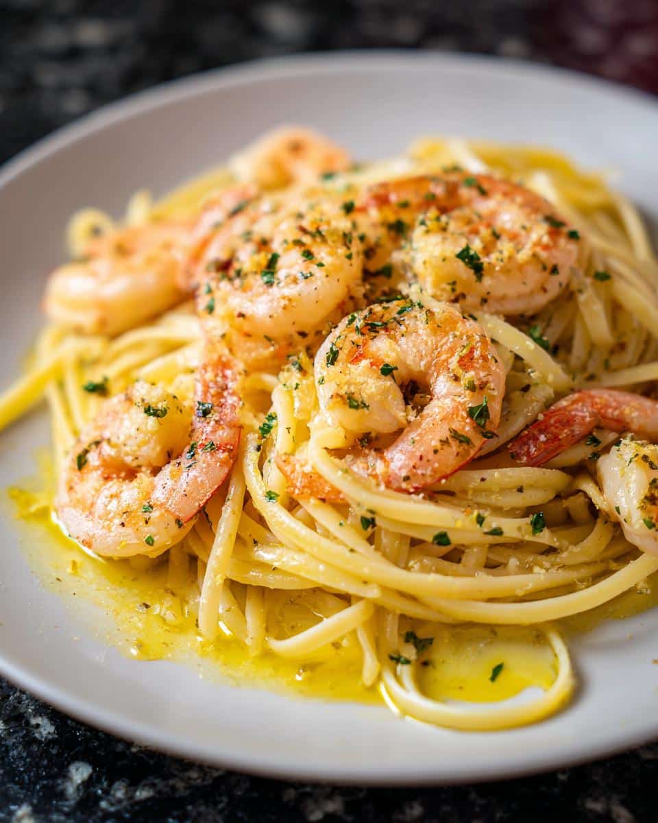 Shrimp Scampi–Style Linguine (Alcohol-Free) - detail 3
