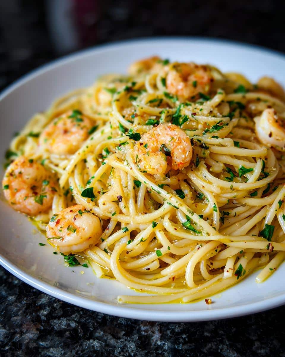 Shrimp Scampi–Style Linguine (Alcohol-Free) - detail 4