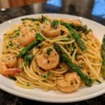 Shrimp and Asparagus Lemon Pasta
