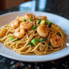 25-Minute Shrimp and Brussels Sprouts Pasta: A Flavor Bomb