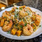 Shrimp and Butternut Squash Pasta
